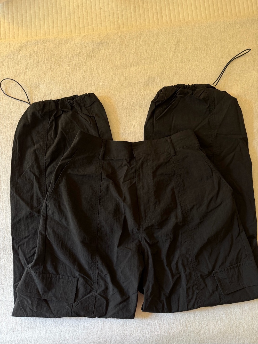 Love Tree Black Joggers with Cargo Pockets